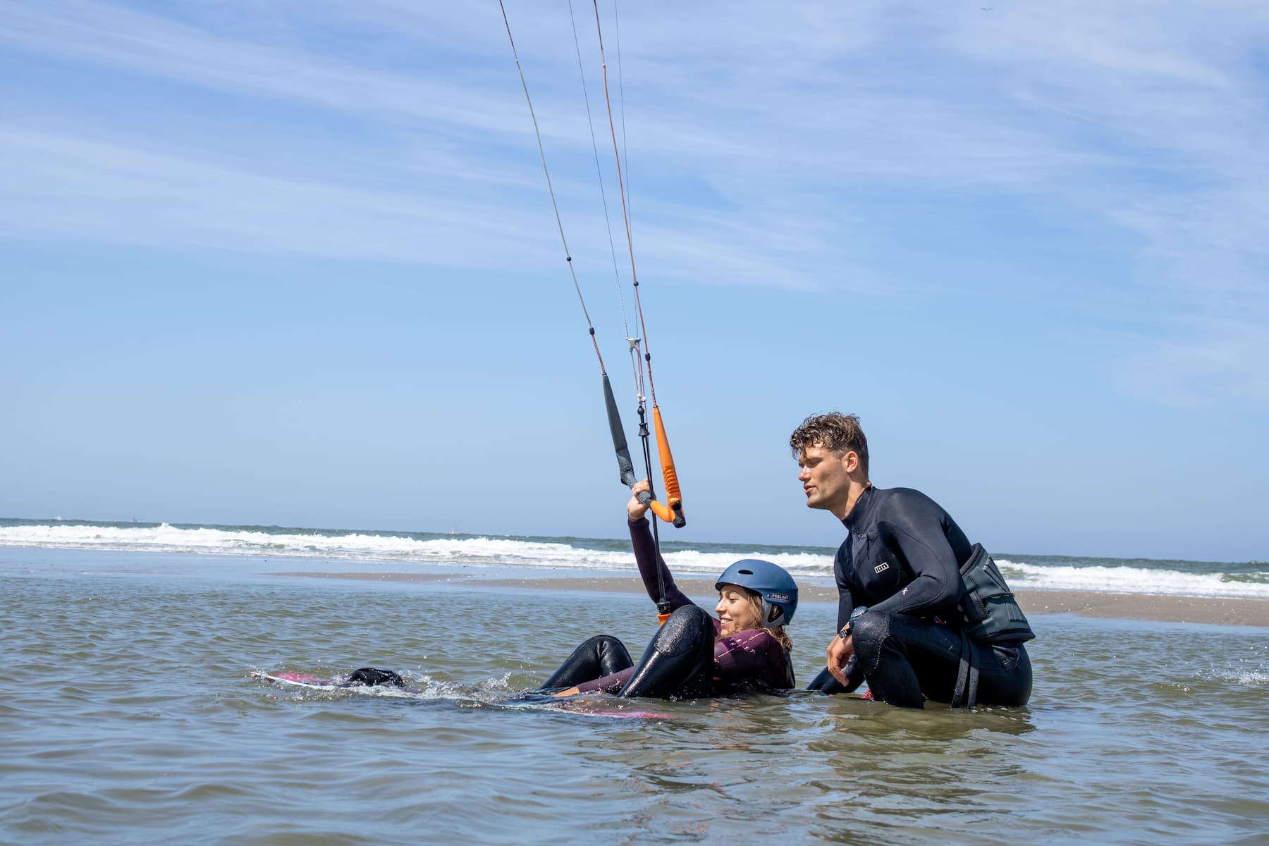 Hoe werkt de self rescue met kitesurfen?