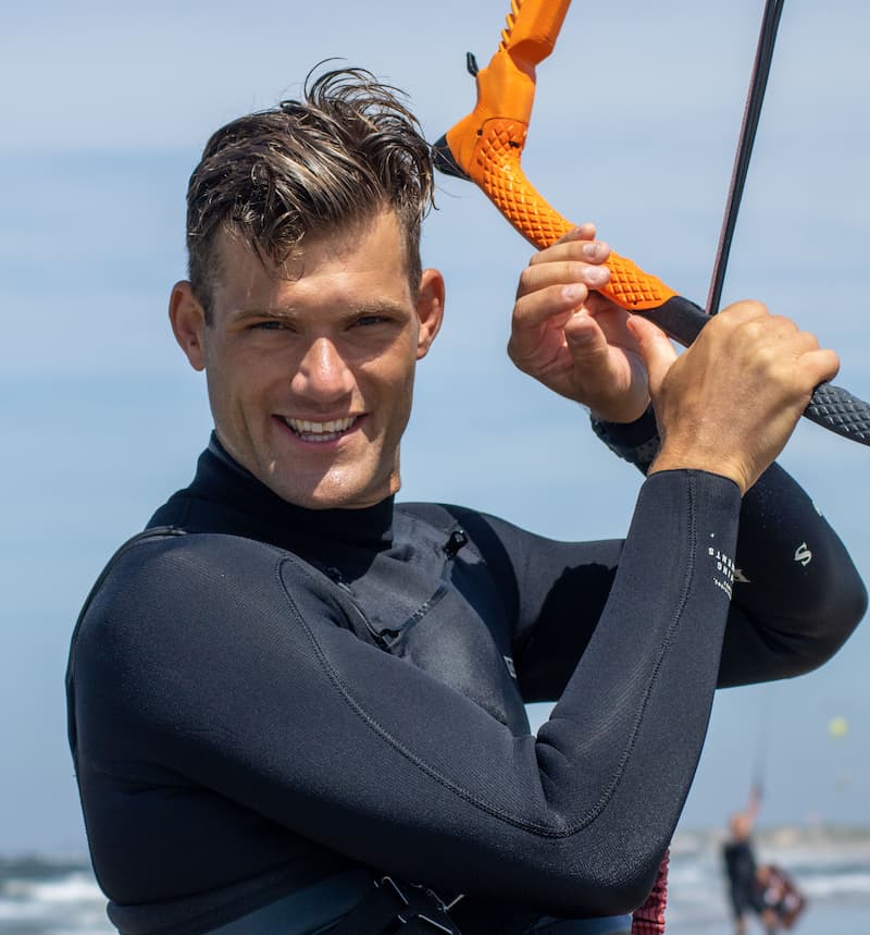 Jeroen, IKO-instructeur Type One Kiting